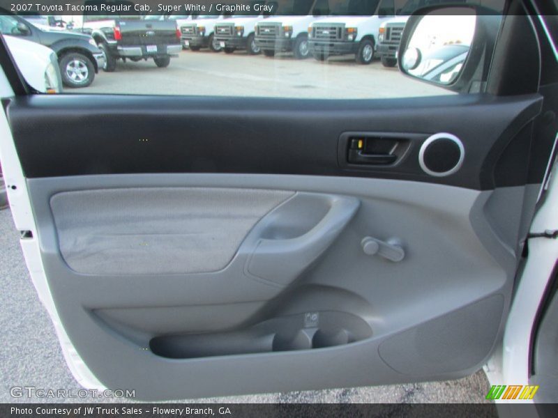 Super White / Graphite Gray 2007 Toyota Tacoma Regular Cab