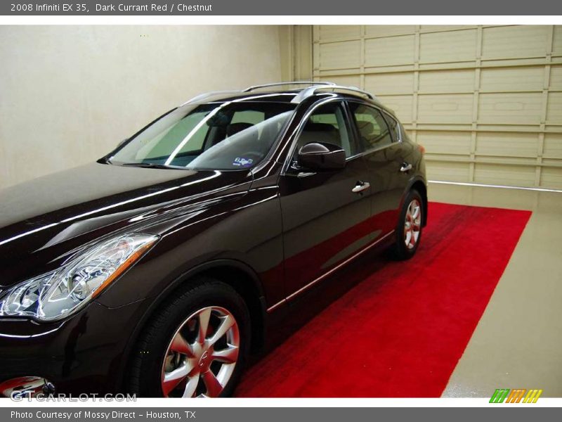 Dark Currant Red / Chestnut 2008 Infiniti EX 35
