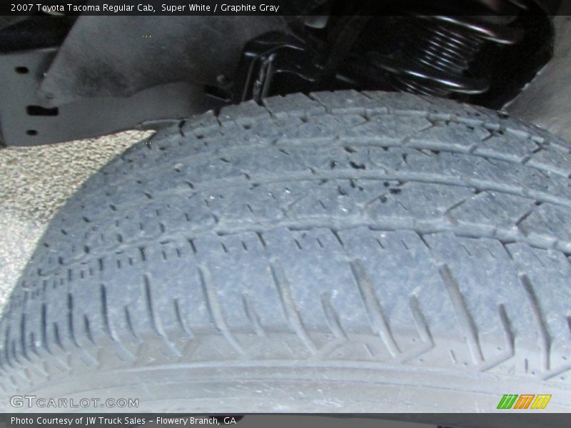 Super White / Graphite Gray 2007 Toyota Tacoma Regular Cab