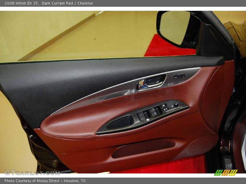 Dark Currant Red / Chestnut 2008 Infiniti EX 35