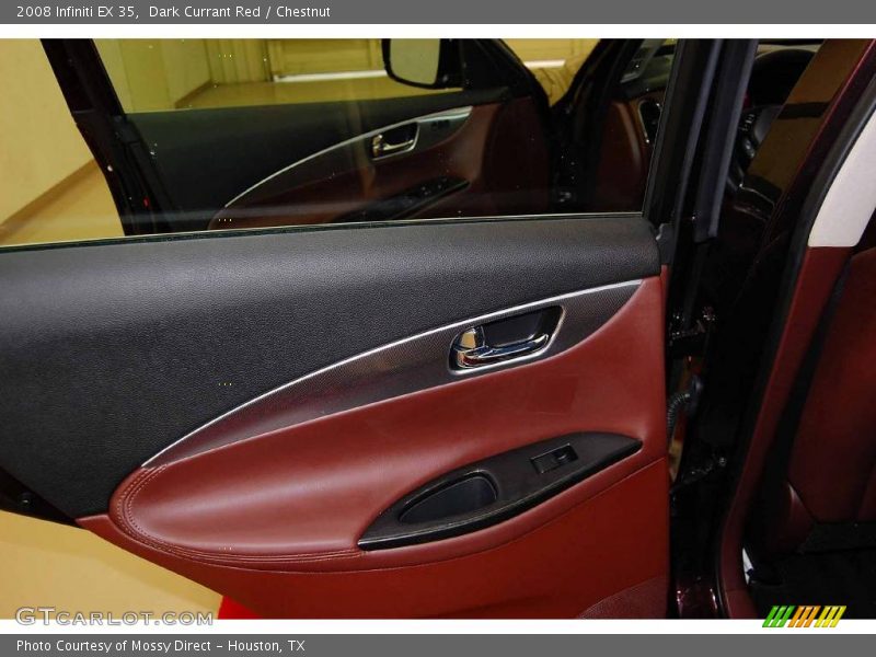 Dark Currant Red / Chestnut 2008 Infiniti EX 35