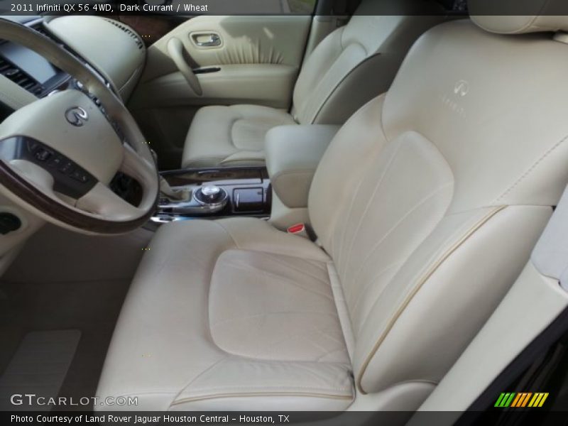Dark Currant / Wheat 2011 Infiniti QX 56 4WD