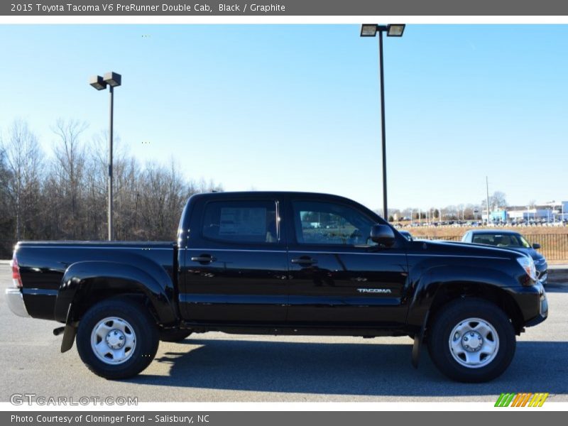 Black / Graphite 2015 Toyota Tacoma V6 PreRunner Double Cab
