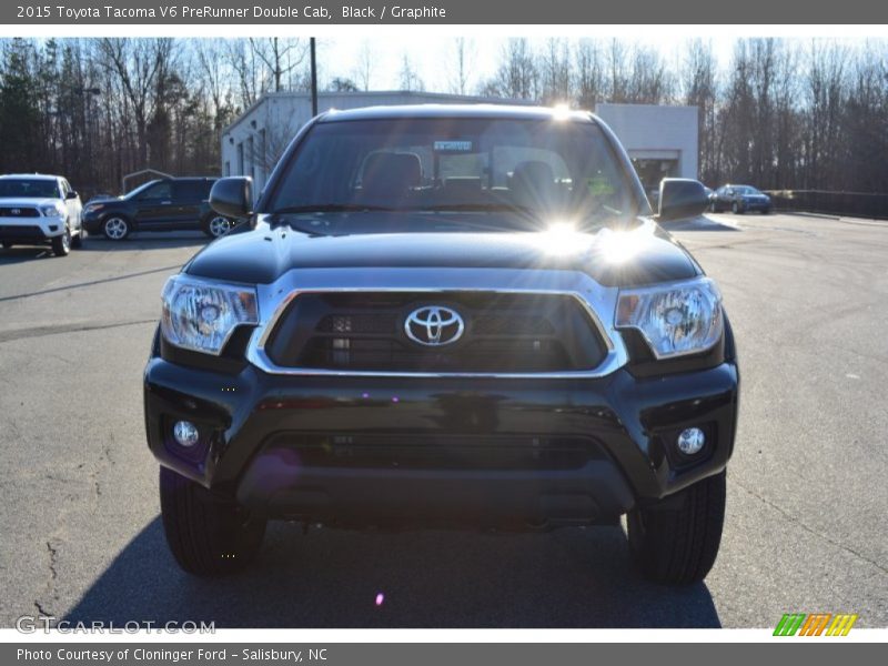 Black / Graphite 2015 Toyota Tacoma V6 PreRunner Double Cab
