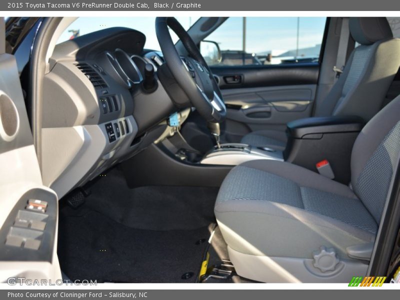 Black / Graphite 2015 Toyota Tacoma V6 PreRunner Double Cab
