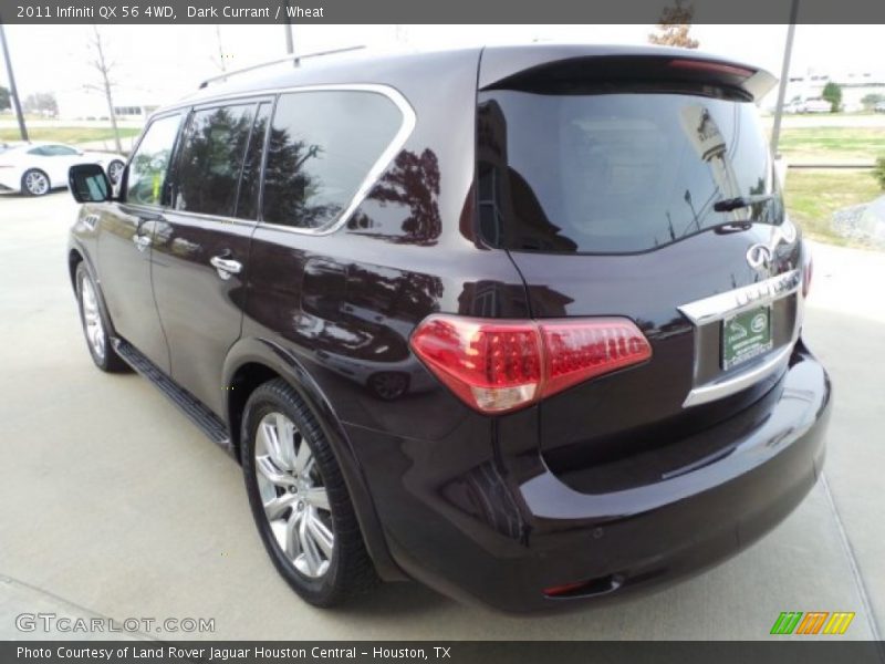Dark Currant / Wheat 2011 Infiniti QX 56 4WD