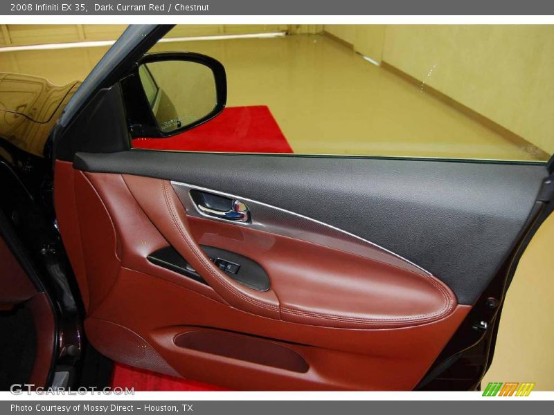 Dark Currant Red / Chestnut 2008 Infiniti EX 35