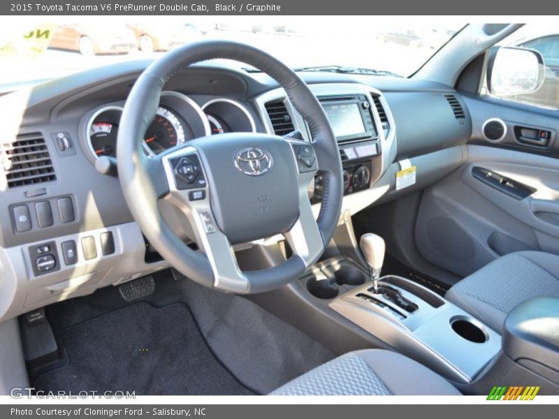 Black / Graphite 2015 Toyota Tacoma V6 PreRunner Double Cab