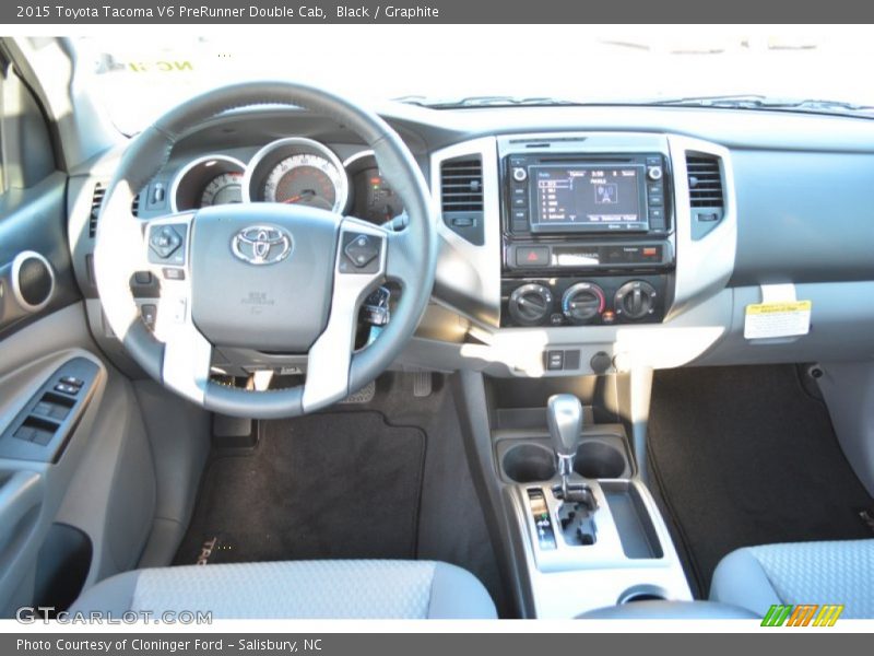Black / Graphite 2015 Toyota Tacoma V6 PreRunner Double Cab