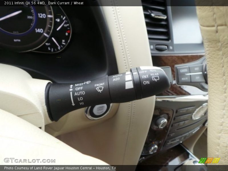 Dark Currant / Wheat 2011 Infiniti QX 56 4WD