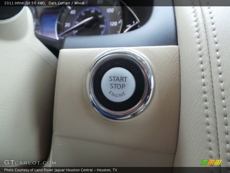 Dark Currant / Wheat 2011 Infiniti QX 56 4WD