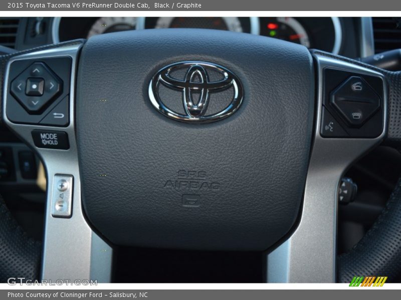 Black / Graphite 2015 Toyota Tacoma V6 PreRunner Double Cab