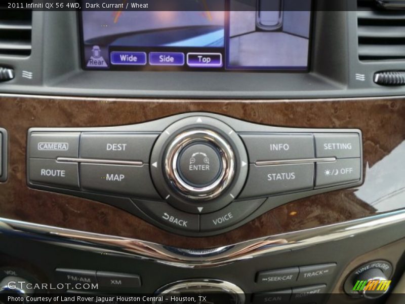 Dark Currant / Wheat 2011 Infiniti QX 56 4WD