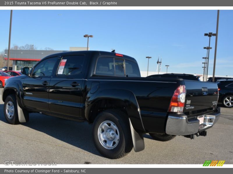 Black / Graphite 2015 Toyota Tacoma V6 PreRunner Double Cab