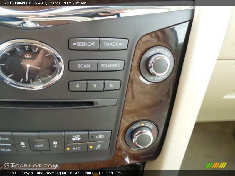 Dark Currant / Wheat 2011 Infiniti QX 56 4WD
