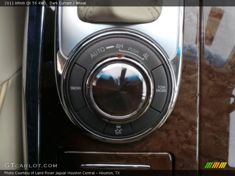 Dark Currant / Wheat 2011 Infiniti QX 56 4WD