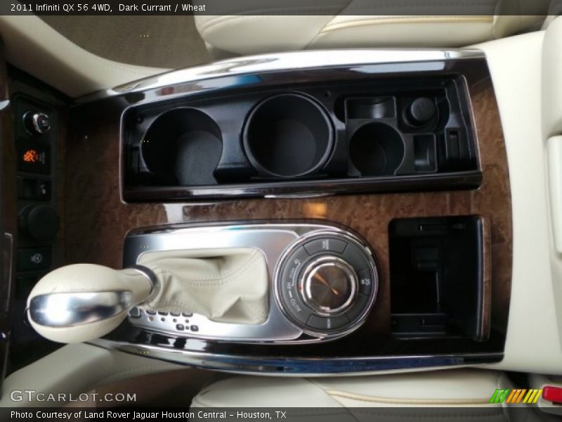 Dark Currant / Wheat 2011 Infiniti QX 56 4WD