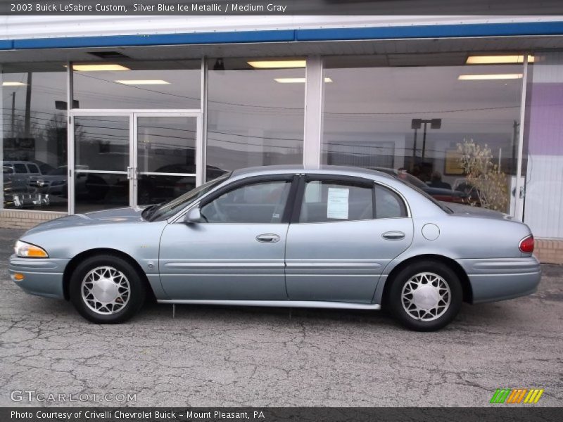 Silver Blue Ice Metallic / Medium Gray 2003 Buick LeSabre Custom