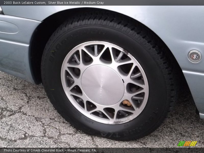 Silver Blue Ice Metallic / Medium Gray 2003 Buick LeSabre Custom
