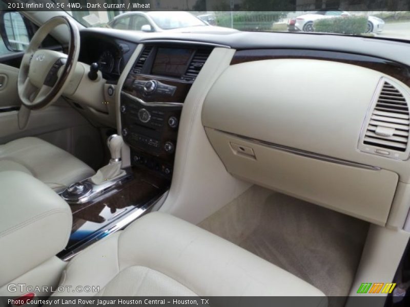 Dark Currant / Wheat 2011 Infiniti QX 56 4WD