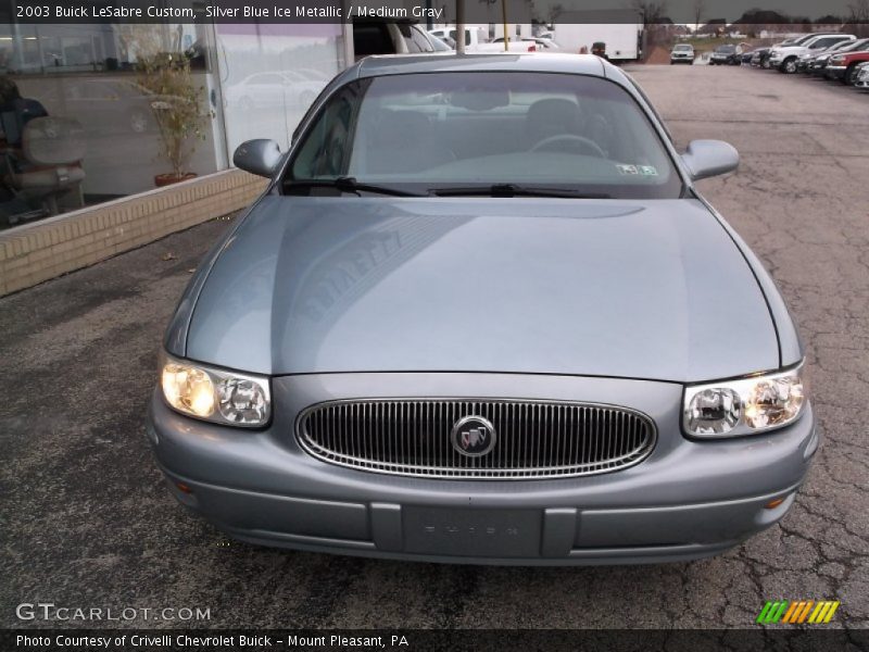 Silver Blue Ice Metallic / Medium Gray 2003 Buick LeSabre Custom