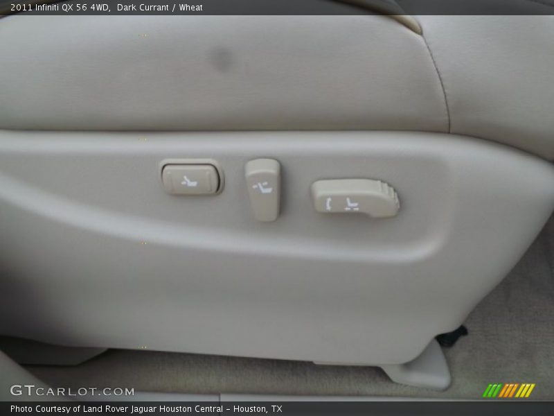 Dark Currant / Wheat 2011 Infiniti QX 56 4WD