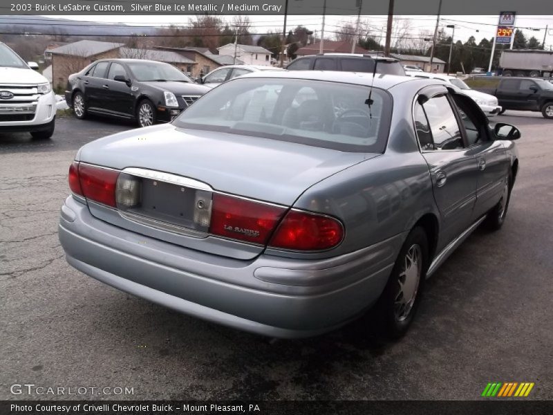 Silver Blue Ice Metallic / Medium Gray 2003 Buick LeSabre Custom