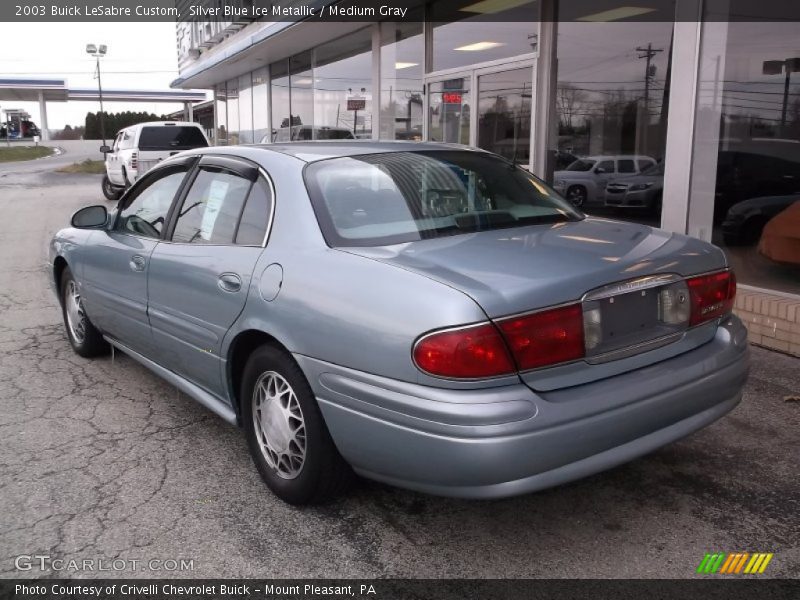 Silver Blue Ice Metallic / Medium Gray 2003 Buick LeSabre Custom