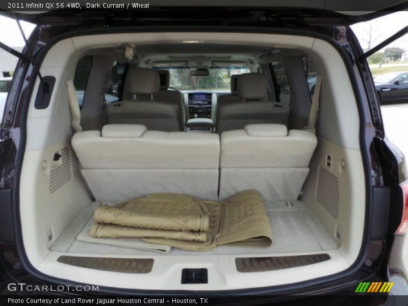 Dark Currant / Wheat 2011 Infiniti QX 56 4WD