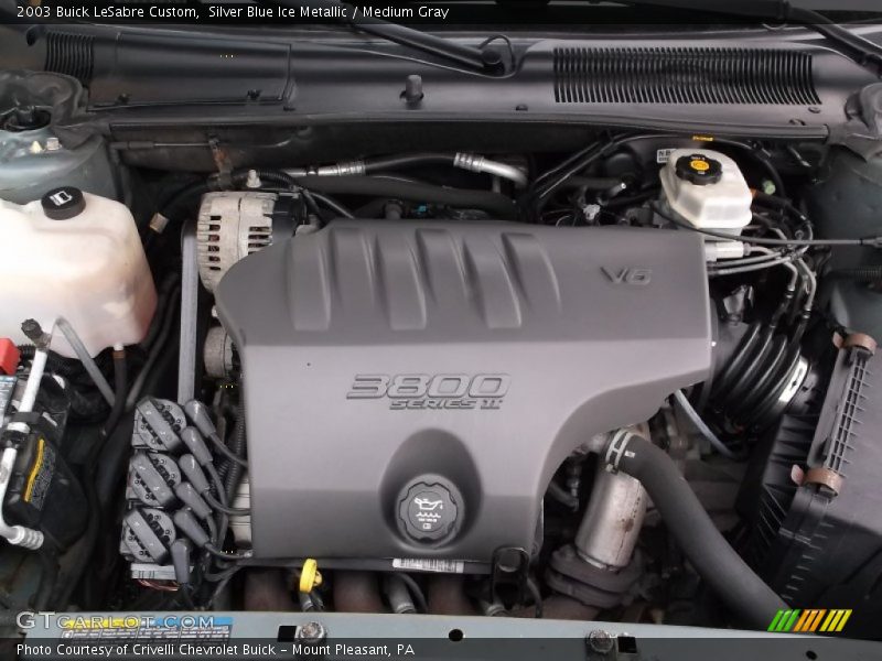 Silver Blue Ice Metallic / Medium Gray 2003 Buick LeSabre Custom