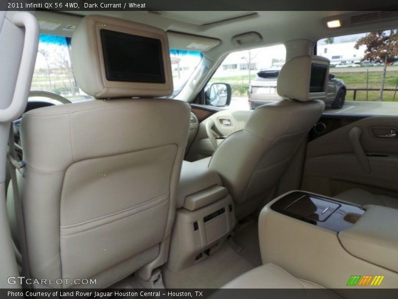 Dark Currant / Wheat 2011 Infiniti QX 56 4WD