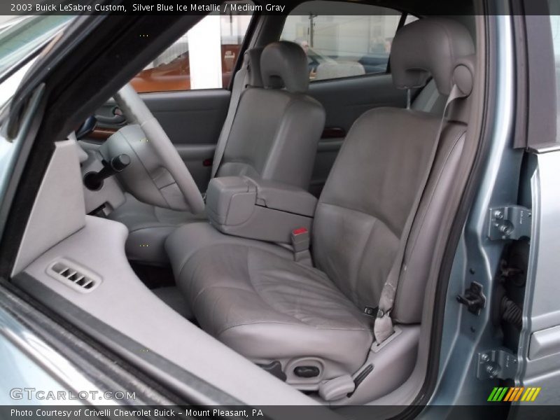 Silver Blue Ice Metallic / Medium Gray 2003 Buick LeSabre Custom