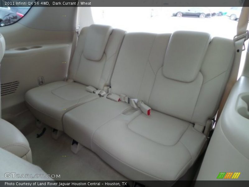 Dark Currant / Wheat 2011 Infiniti QX 56 4WD