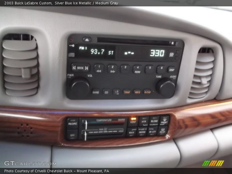 Silver Blue Ice Metallic / Medium Gray 2003 Buick LeSabre Custom