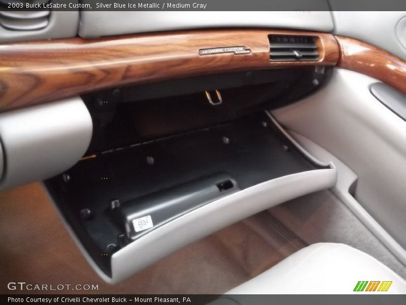 Silver Blue Ice Metallic / Medium Gray 2003 Buick LeSabre Custom