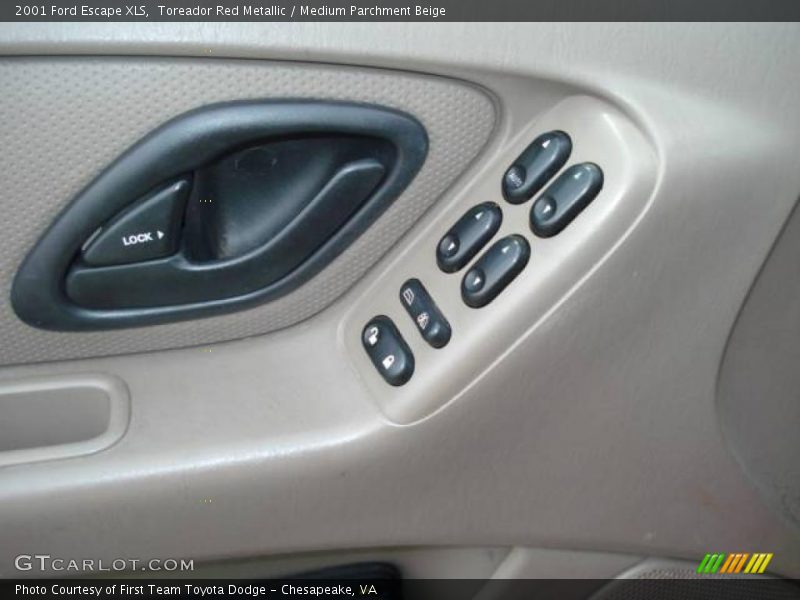 Toreador Red Metallic / Medium Parchment Beige 2001 Ford Escape XLS