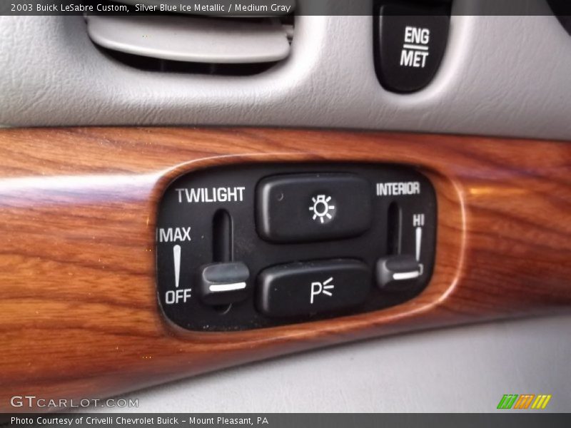 Silver Blue Ice Metallic / Medium Gray 2003 Buick LeSabre Custom