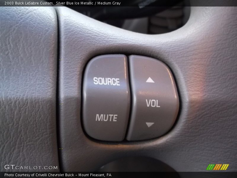 Silver Blue Ice Metallic / Medium Gray 2003 Buick LeSabre Custom