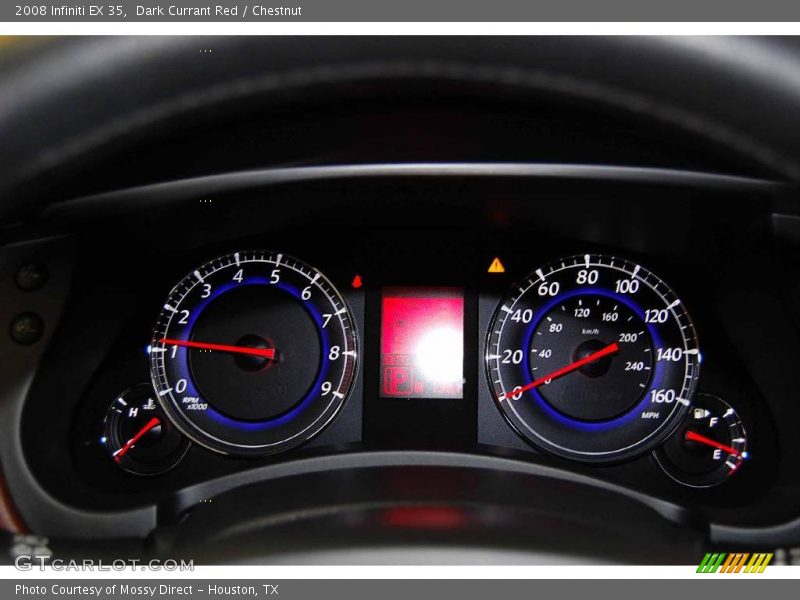 Dark Currant Red / Chestnut 2008 Infiniti EX 35