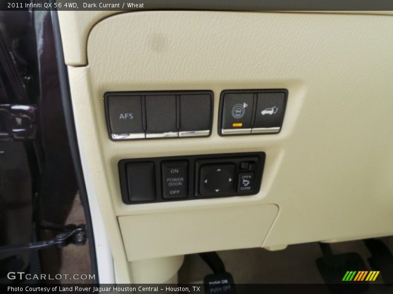 Dark Currant / Wheat 2011 Infiniti QX 56 4WD