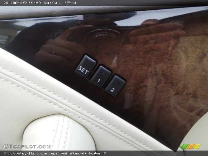 Dark Currant / Wheat 2011 Infiniti QX 56 4WD