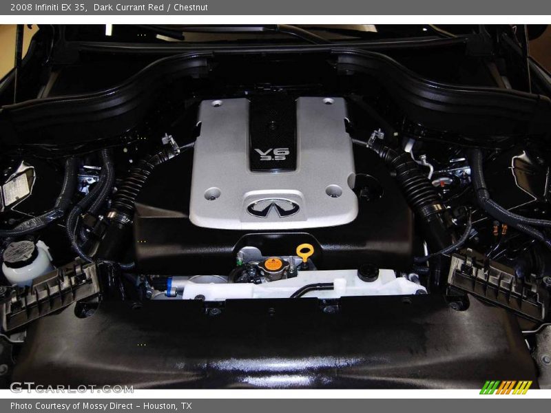 Dark Currant Red / Chestnut 2008 Infiniti EX 35