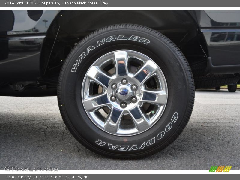 Tuxedo Black / Steel Grey 2014 Ford F150 XLT SuperCab