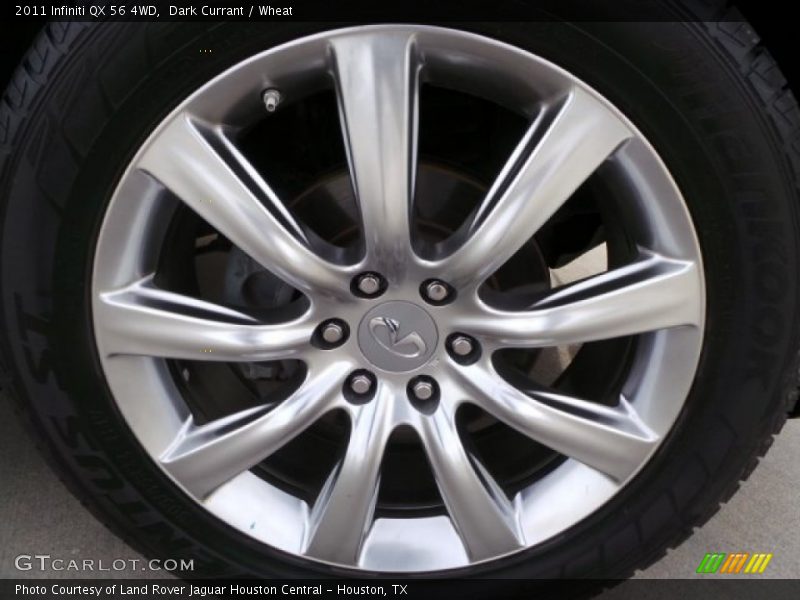 Dark Currant / Wheat 2011 Infiniti QX 56 4WD
