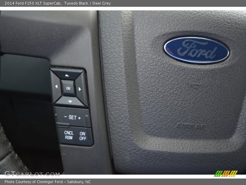 Tuxedo Black / Steel Grey 2014 Ford F150 XLT SuperCab