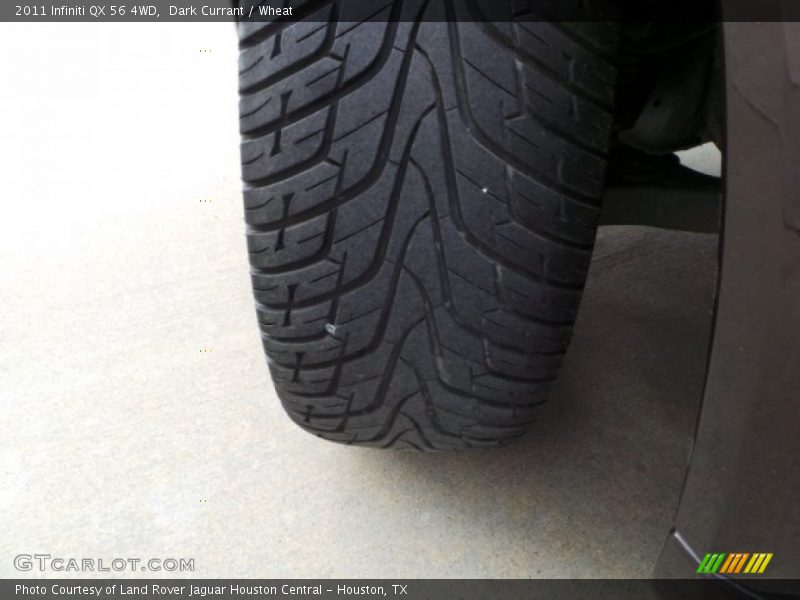 Dark Currant / Wheat 2011 Infiniti QX 56 4WD