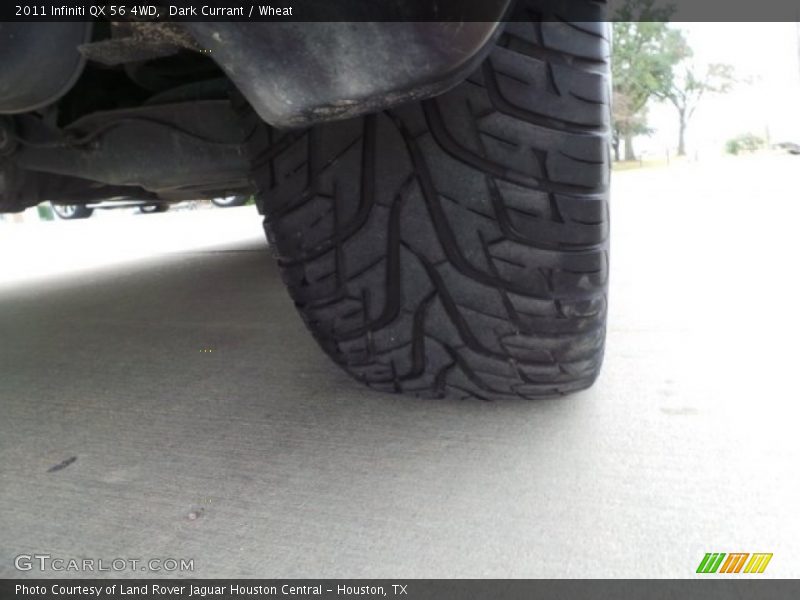 Dark Currant / Wheat 2011 Infiniti QX 56 4WD