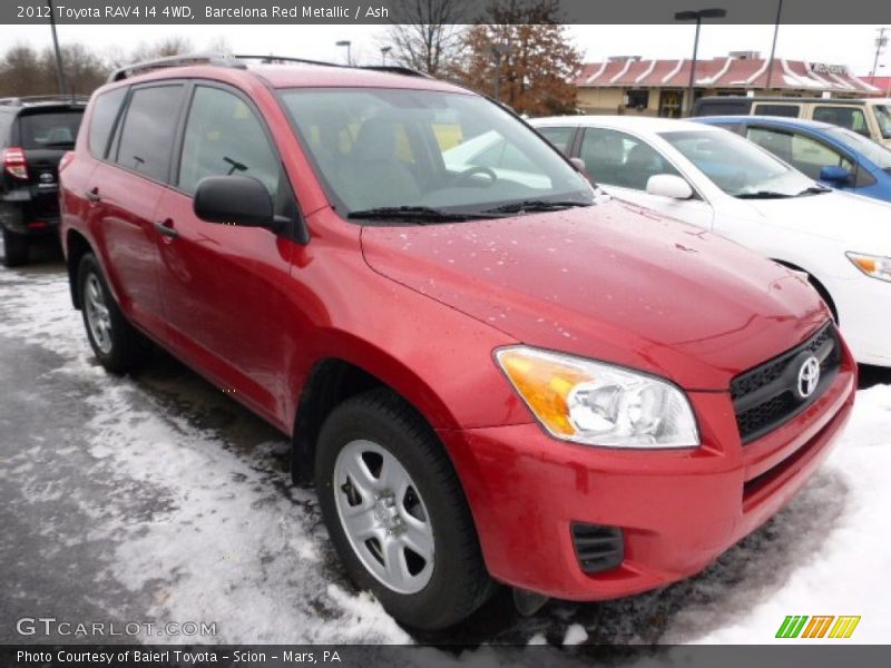 Barcelona Red Metallic / Ash 2012 Toyota RAV4 I4 4WD