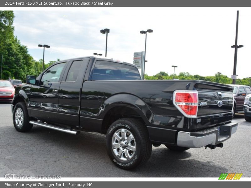 Tuxedo Black / Steel Grey 2014 Ford F150 XLT SuperCab