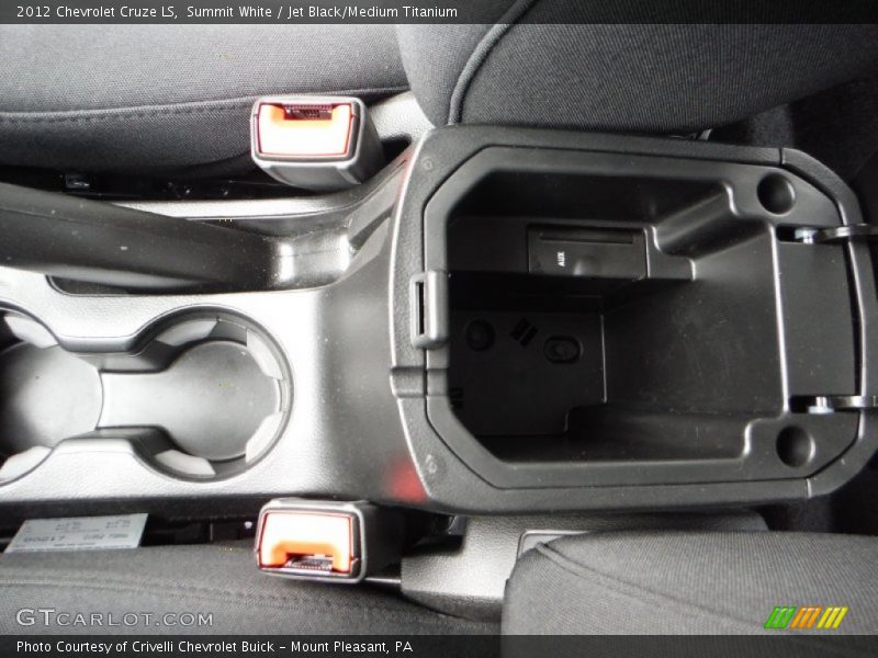 Summit White / Jet Black/Medium Titanium 2012 Chevrolet Cruze LS